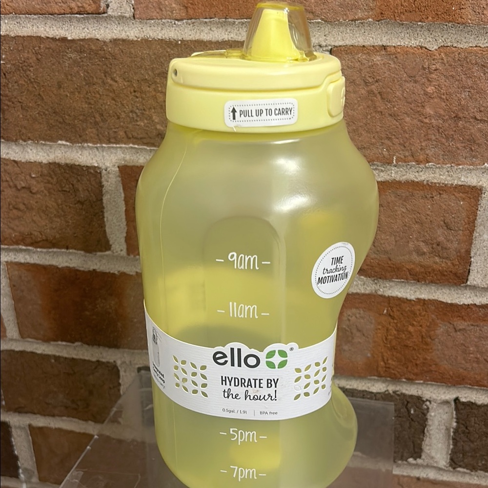 Yellow Hydration Bottle